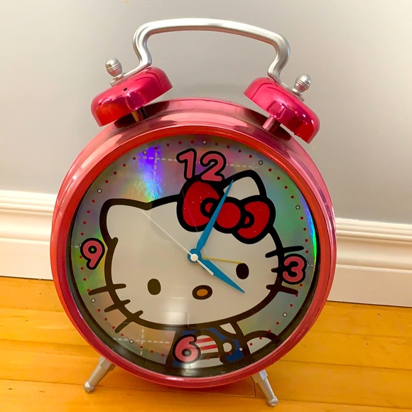 Sanrio Wall Decor Hello Kitty Clock Poshmark